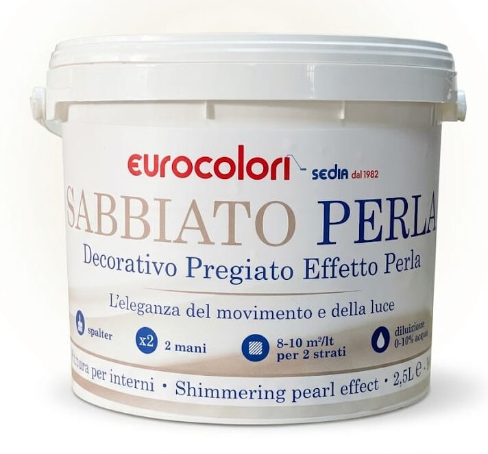 Pittura Decorativa Sabbiato Perla